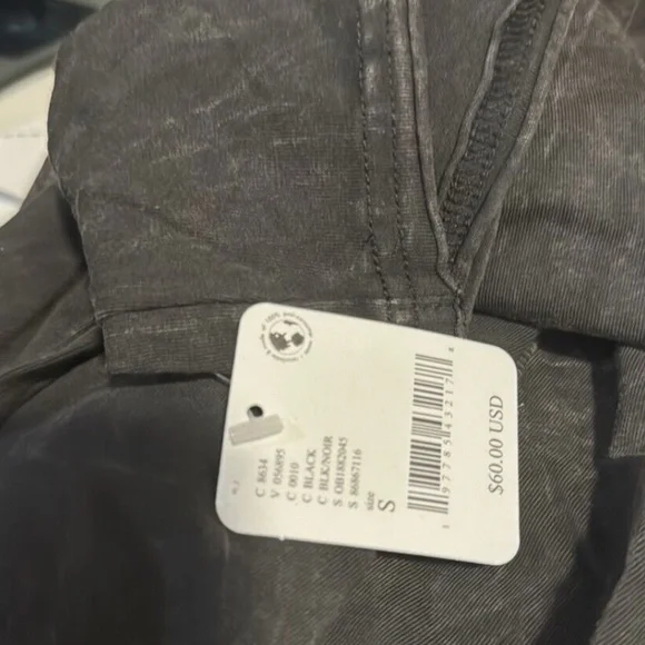 FP Movement by Free People Hot Shot Tee Romper in Black sz various NWT - Picture 6 of 6